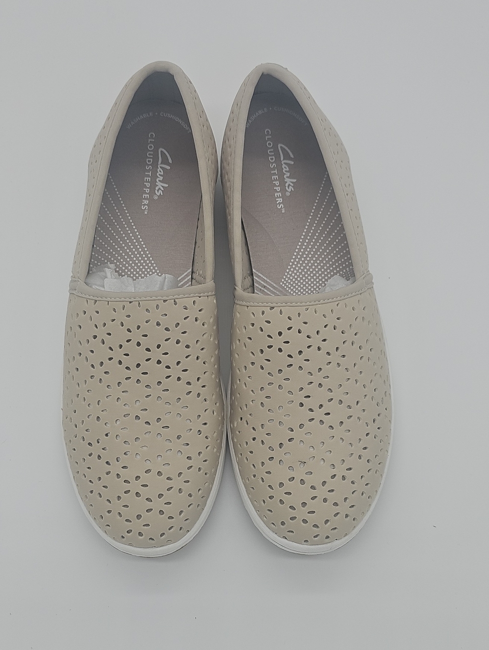Clarks Women's Light Taupe Loafers